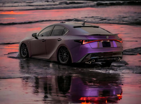 Anole Matte Russian Violet Vinyl Car Wrap
