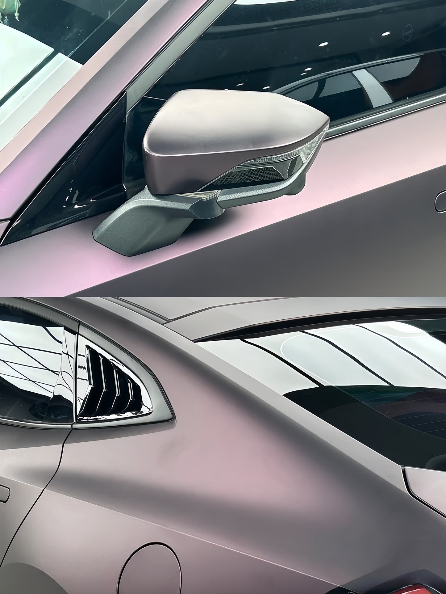Anole Matte Dark Purple Vinyl Wrap Car