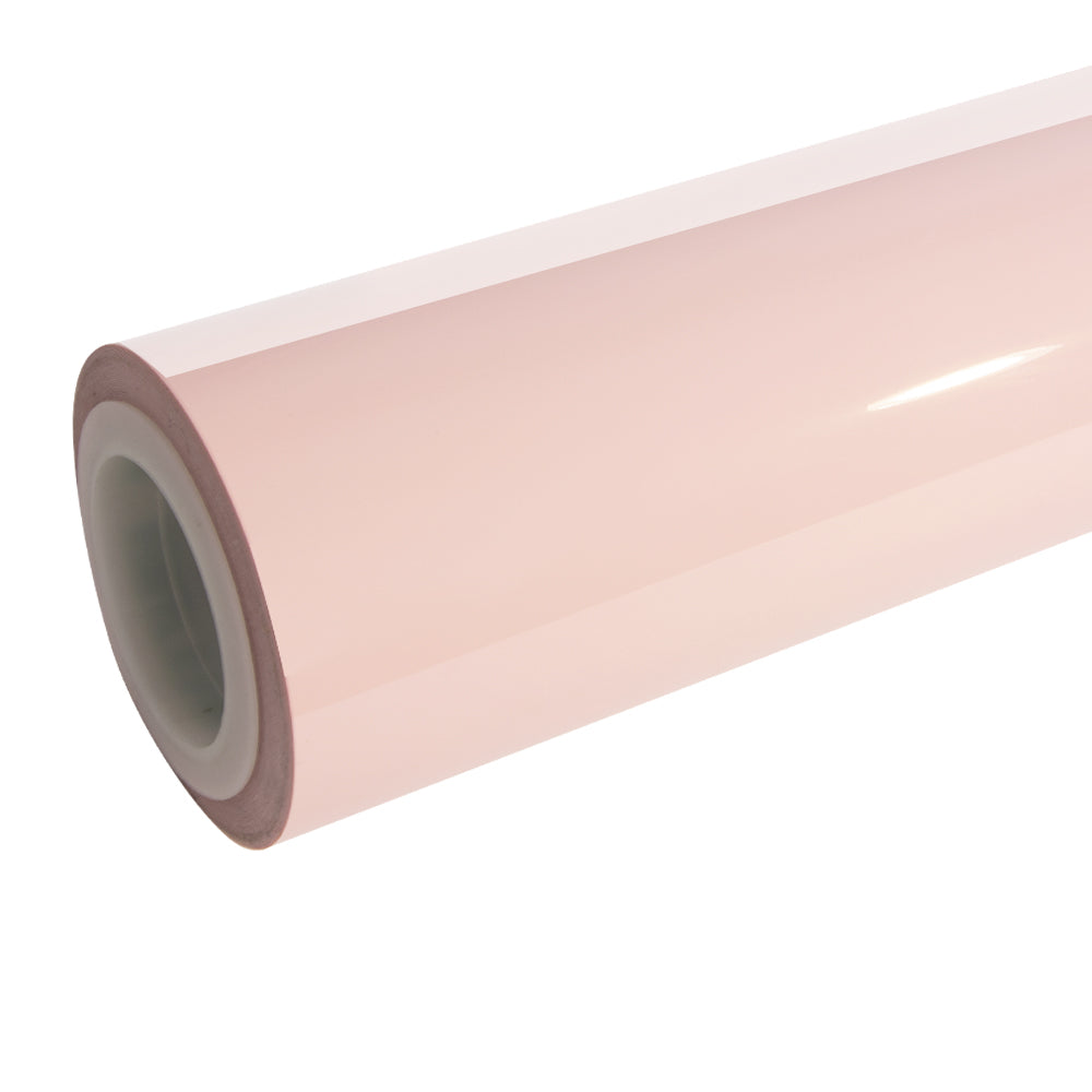 Anole High Glossy White Peach Powder Vinyl Car Wrap