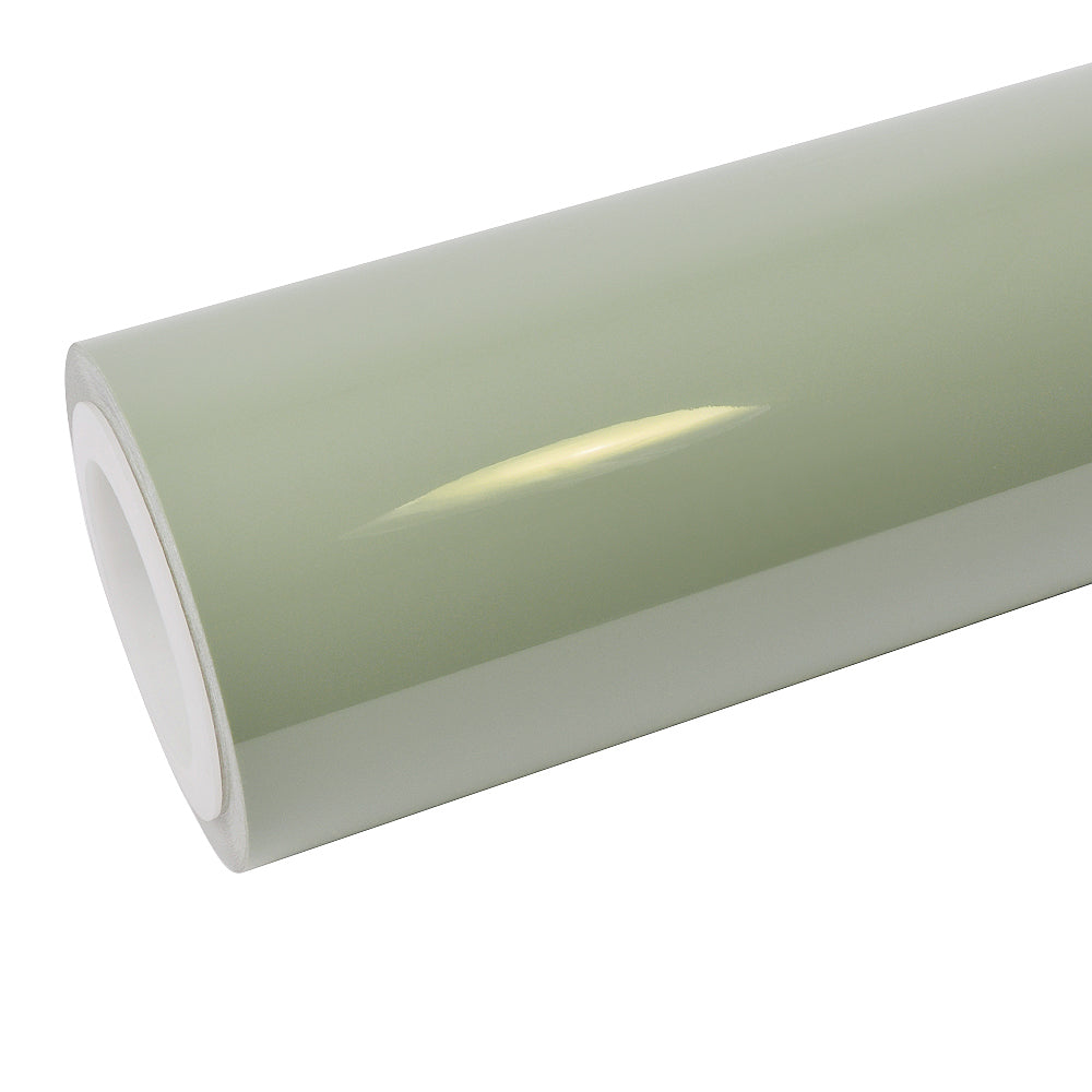 Anole High Glossy Light Khaki Green Vinyl Car Wrap