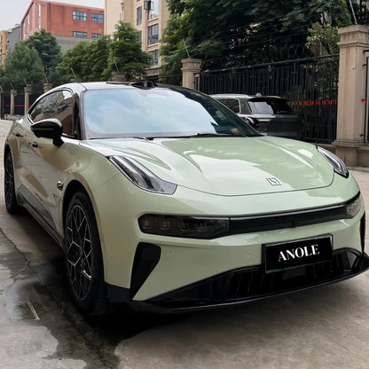 Anole High Glossy Light Khaki Green Vinyl Car Wrap