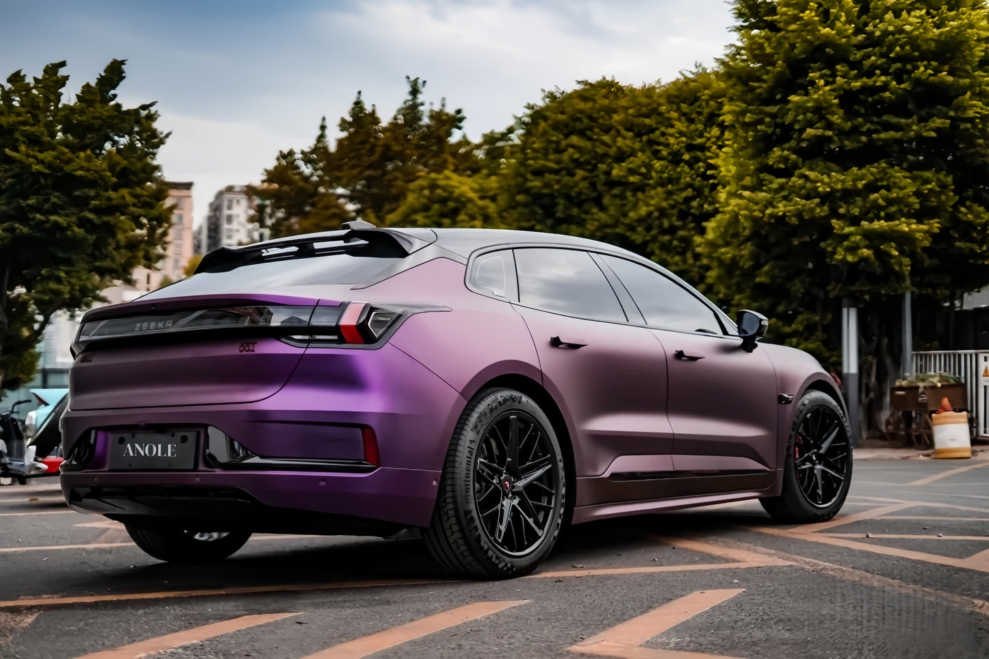Anole Matte Russian Violet Vinyl Car Wrap