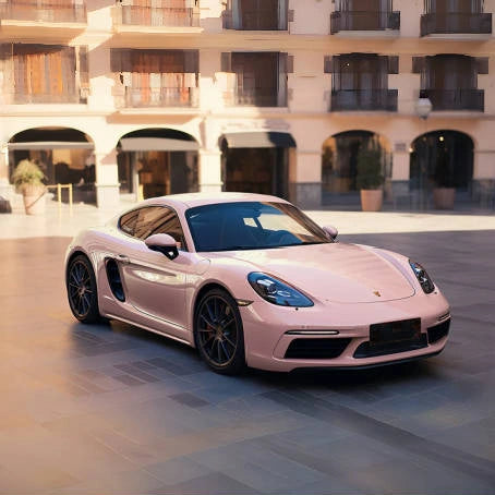 Anole High Glossy Pale Pink Vinyl Car Wrap