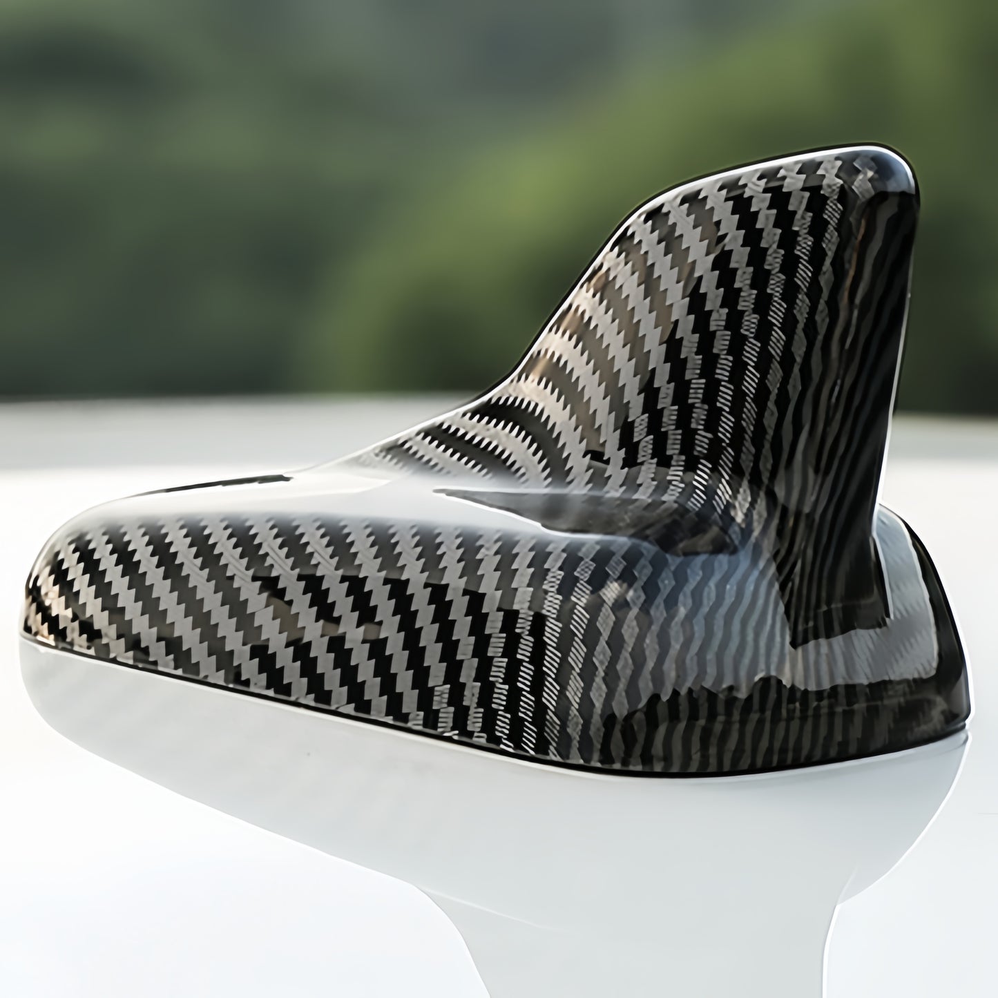 Anole 3D Silver Black Carbon Fiber Vinyl Wrap