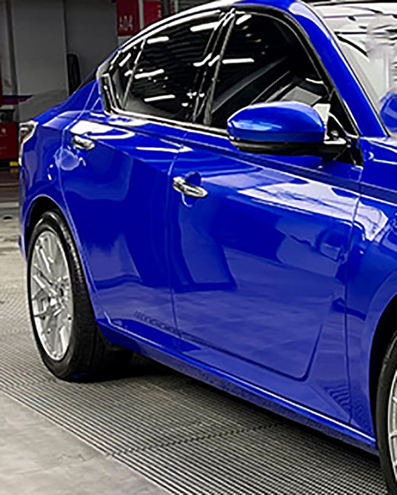 Anole Glossy Metallic Pearl Blue Car Vinyl Wrap