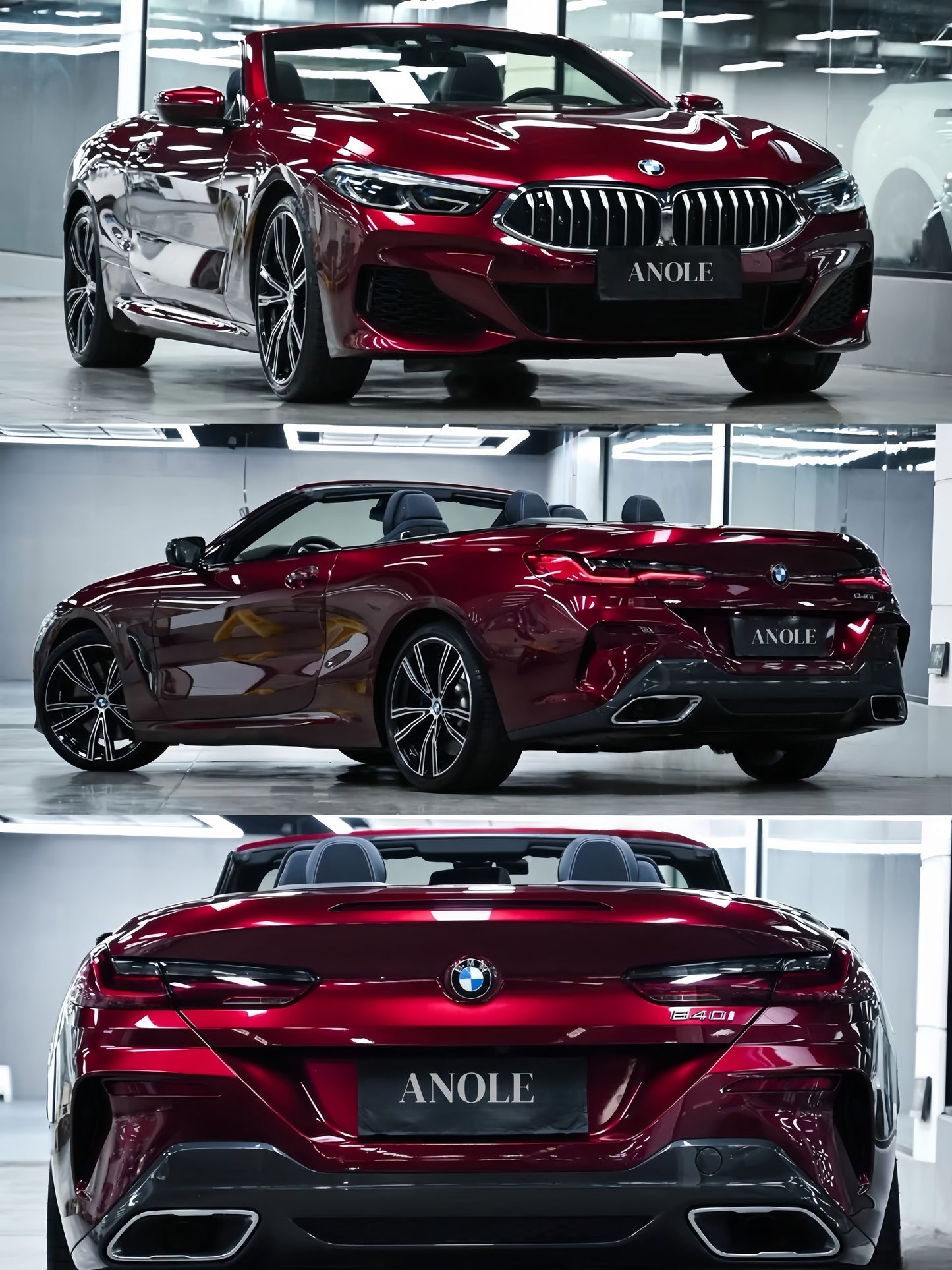 Anole Glossy Metallic Rufous Red Car Vinyl Wrap