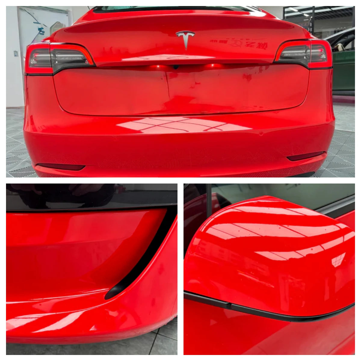Anole High Glossy Ferrari Red Vinyl Car Wrap