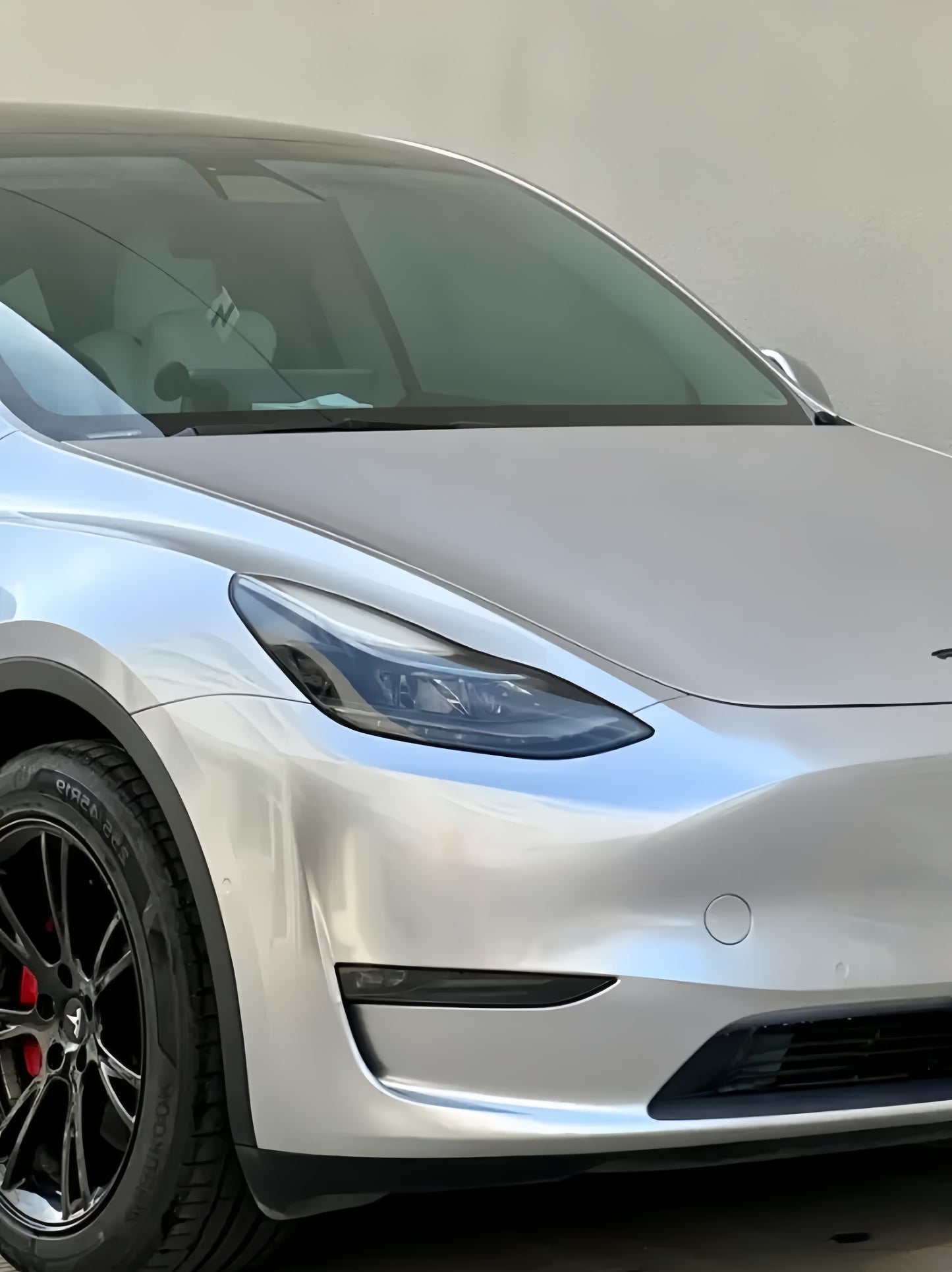 Anole Glossy Metallic Florett Silver Car Vinyl Wrap