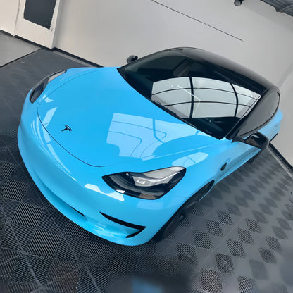Anole High Clossy Crystal Light Blue Car Wrap Vinyl