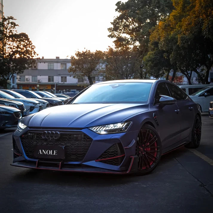 Anole Satin Chrome Saint Patrick Blue Vinyl Car Wrap