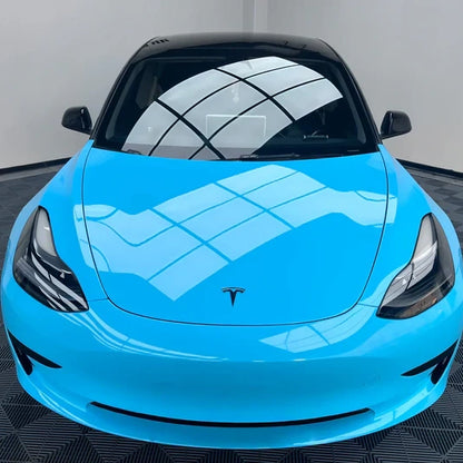 Anole High Clossy Crystal Light Blue Car Wrap Vinyl
