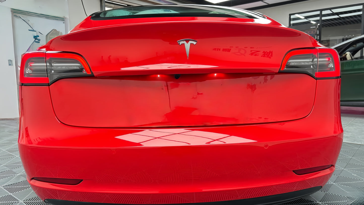 Anole High Glossy Ferrari Red Vinyl Car Wrap