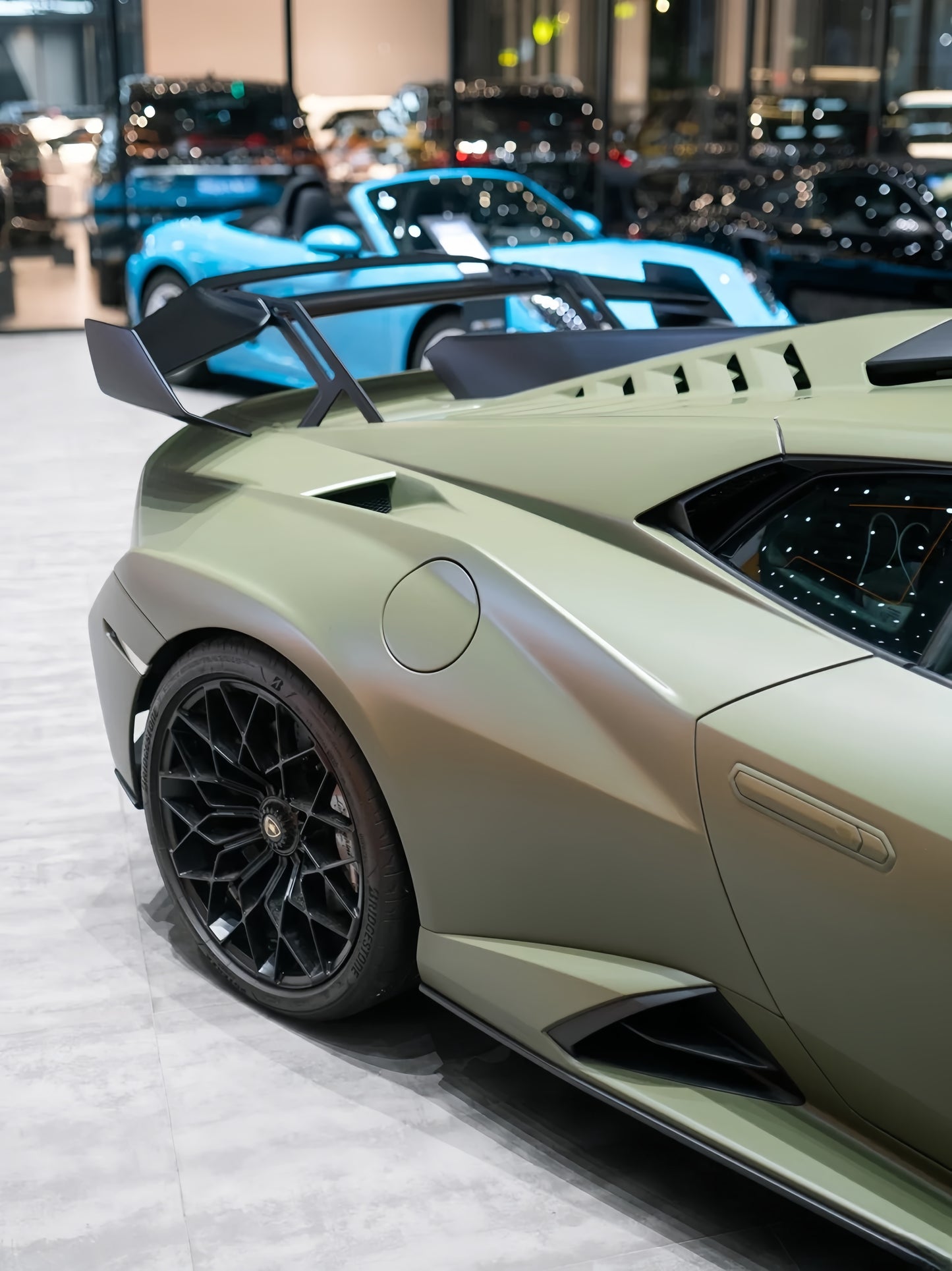 Anole Ceramic Combat Green Vinyl Car Wrap