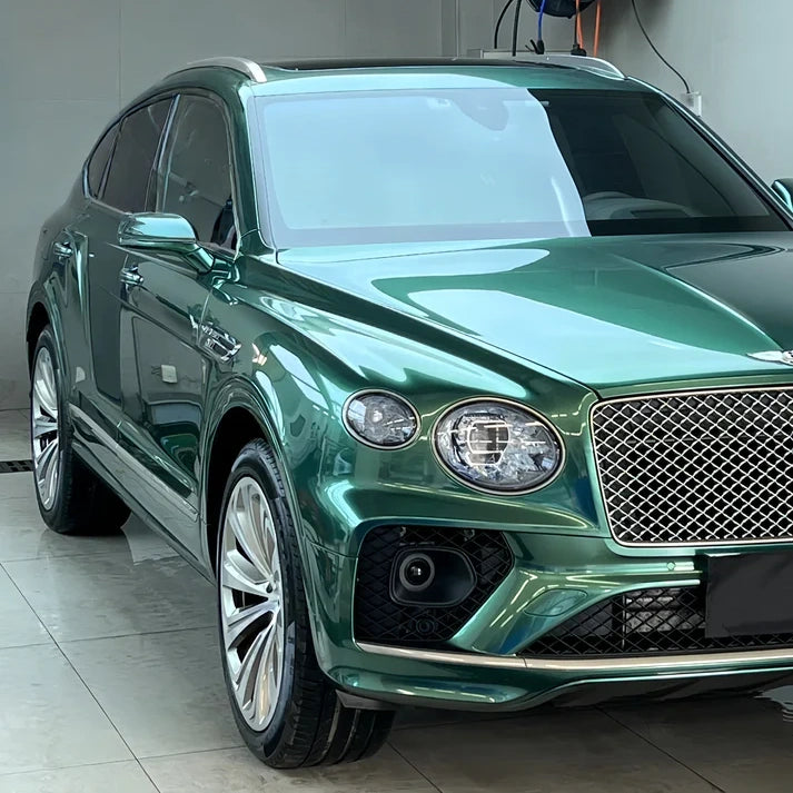 Anole Glossy Metallic Sacramento Green Car Vinyl Wrap