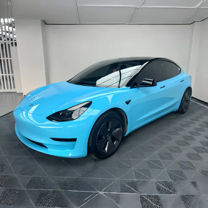 Anole High Clossy Crystal Light Blue Car Wrap Vinyl