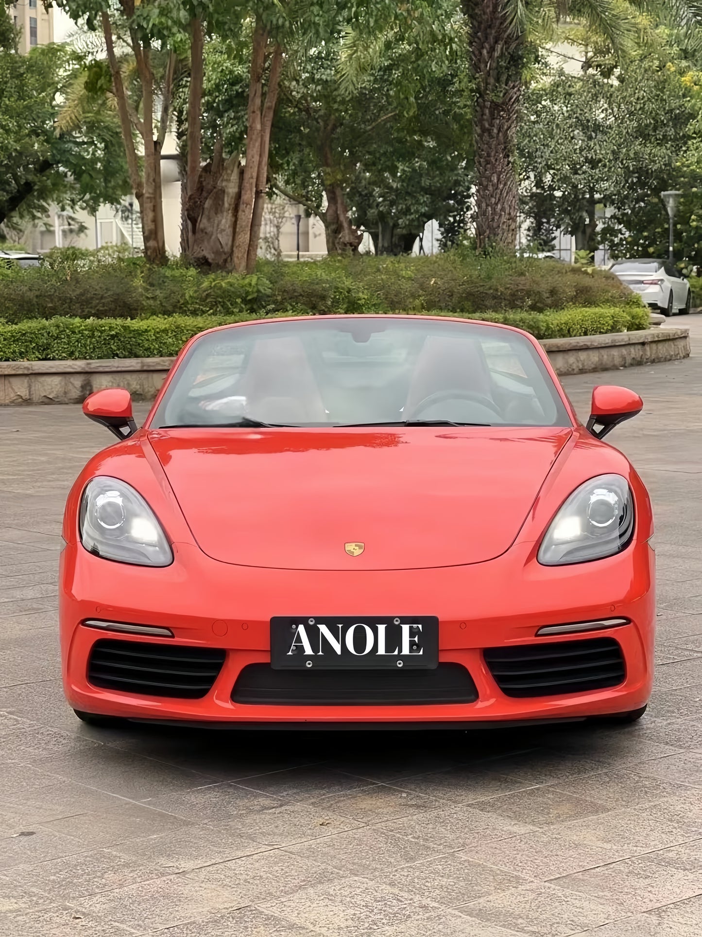 Anole High Glossy Reddish Orange Vinyl Car Wrap