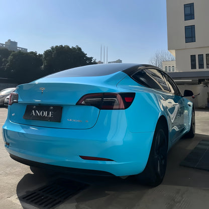 Anole High Clossy Crystal Light Blue Car Wrap Vinyl