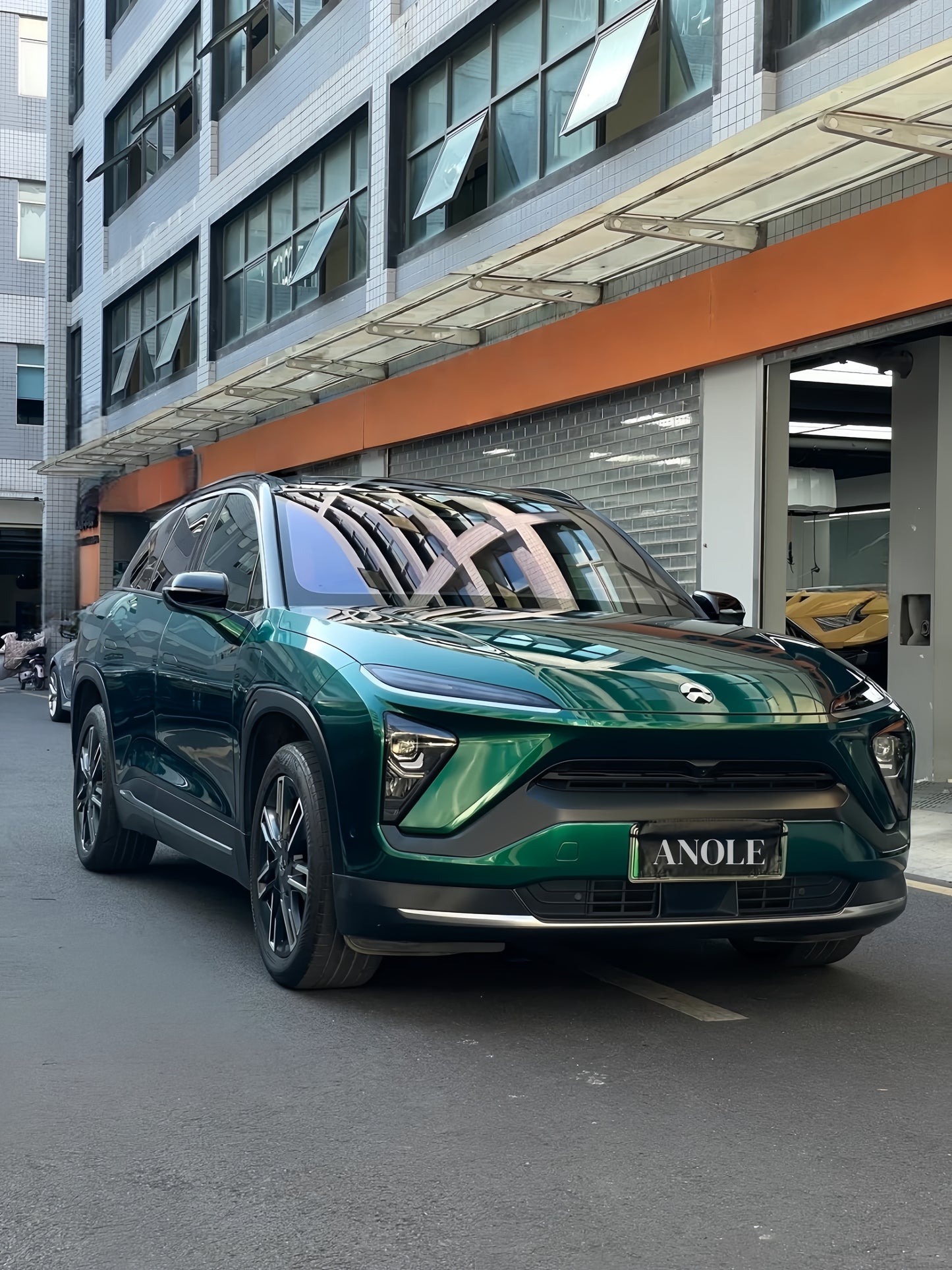 Anole Glossy Metallic La Salle Green Agate Green Vinyl Car Wrap