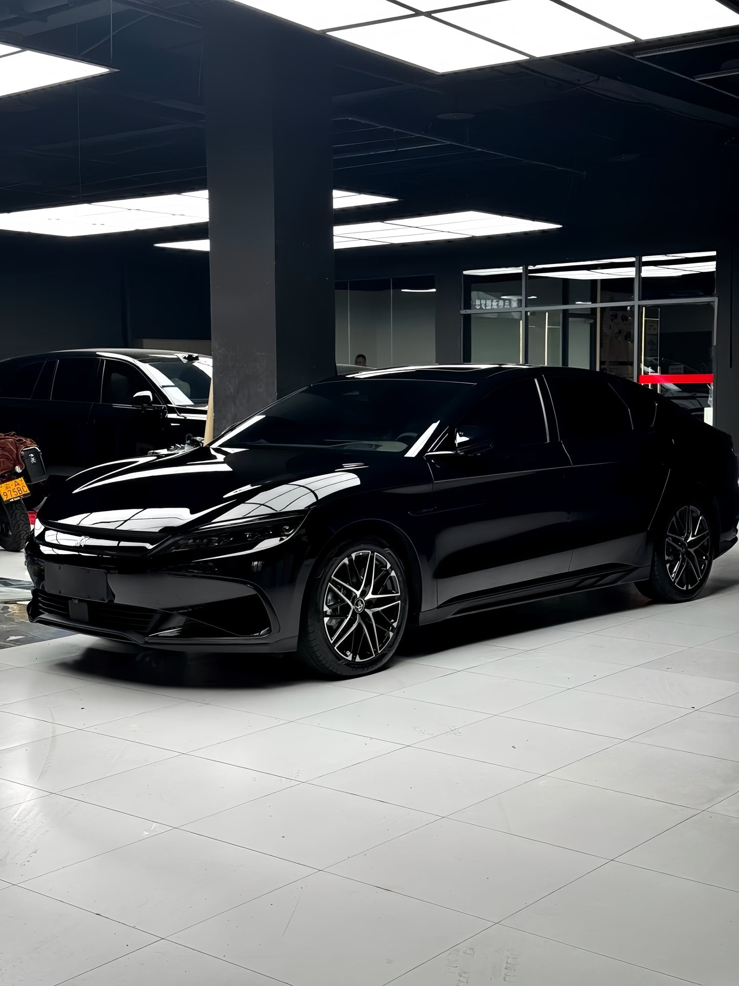 Anole Super Gloss Piano Black Car Wrap Vinyl