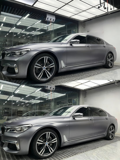 Anole Matte Metallic Gray Vinyl Car Wrap