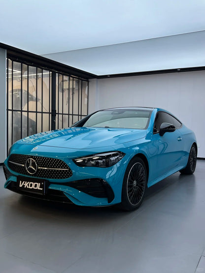 Anole High Glossy Miami Blue Car Vinyl Wrap