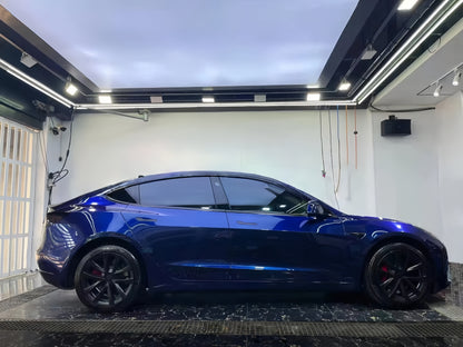 Anole Glossy Metallic Tanzanite Blue Vinyl Car Wrap