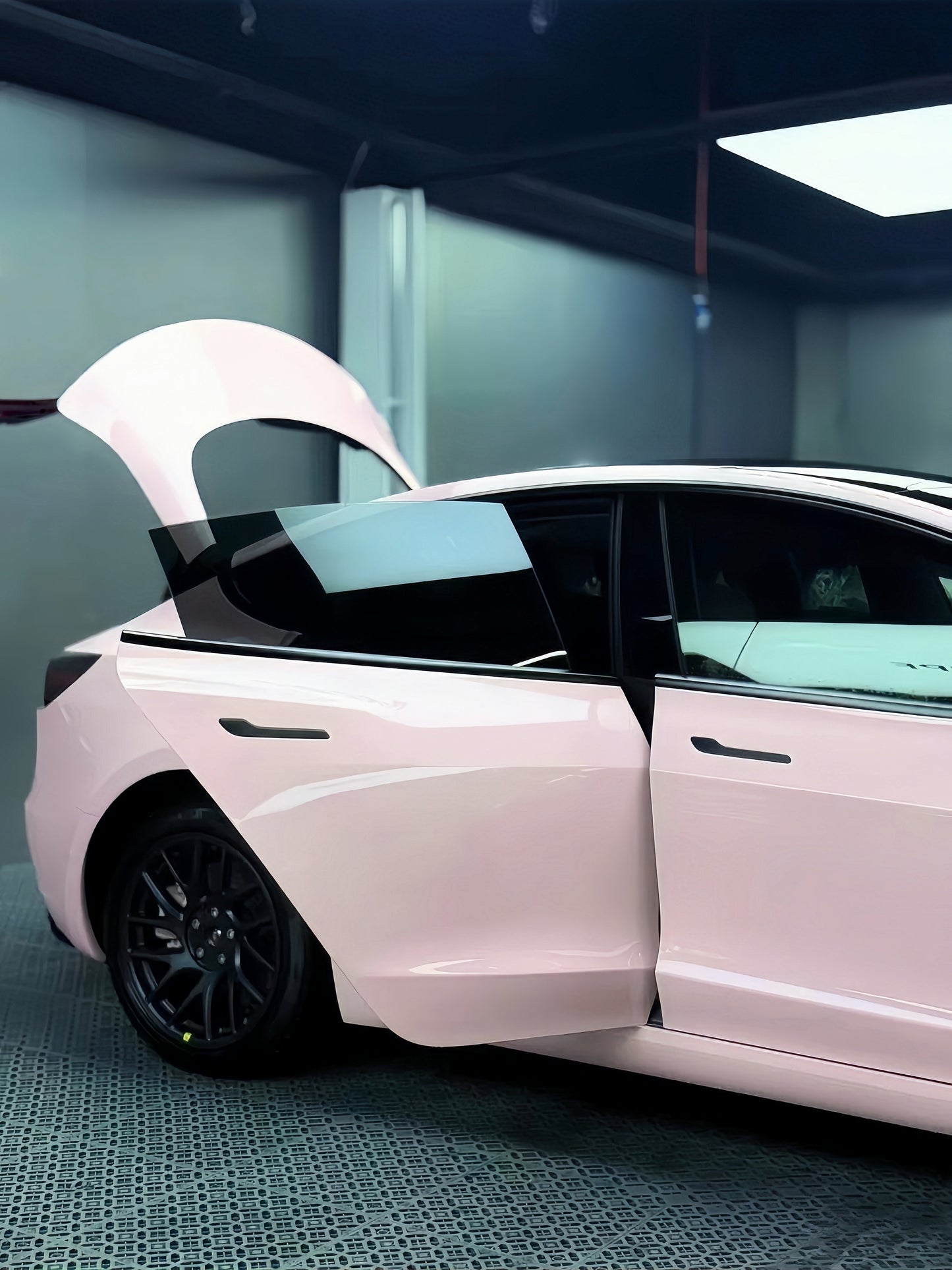 Anole Super Glossy Pale Pink Vinyl Car Wrap