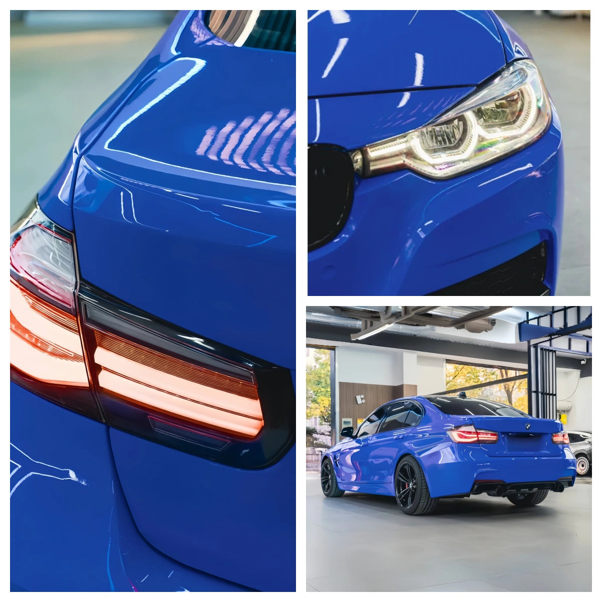 Anole High Gloss Piano Shark Blue Vinyl Car Wrap