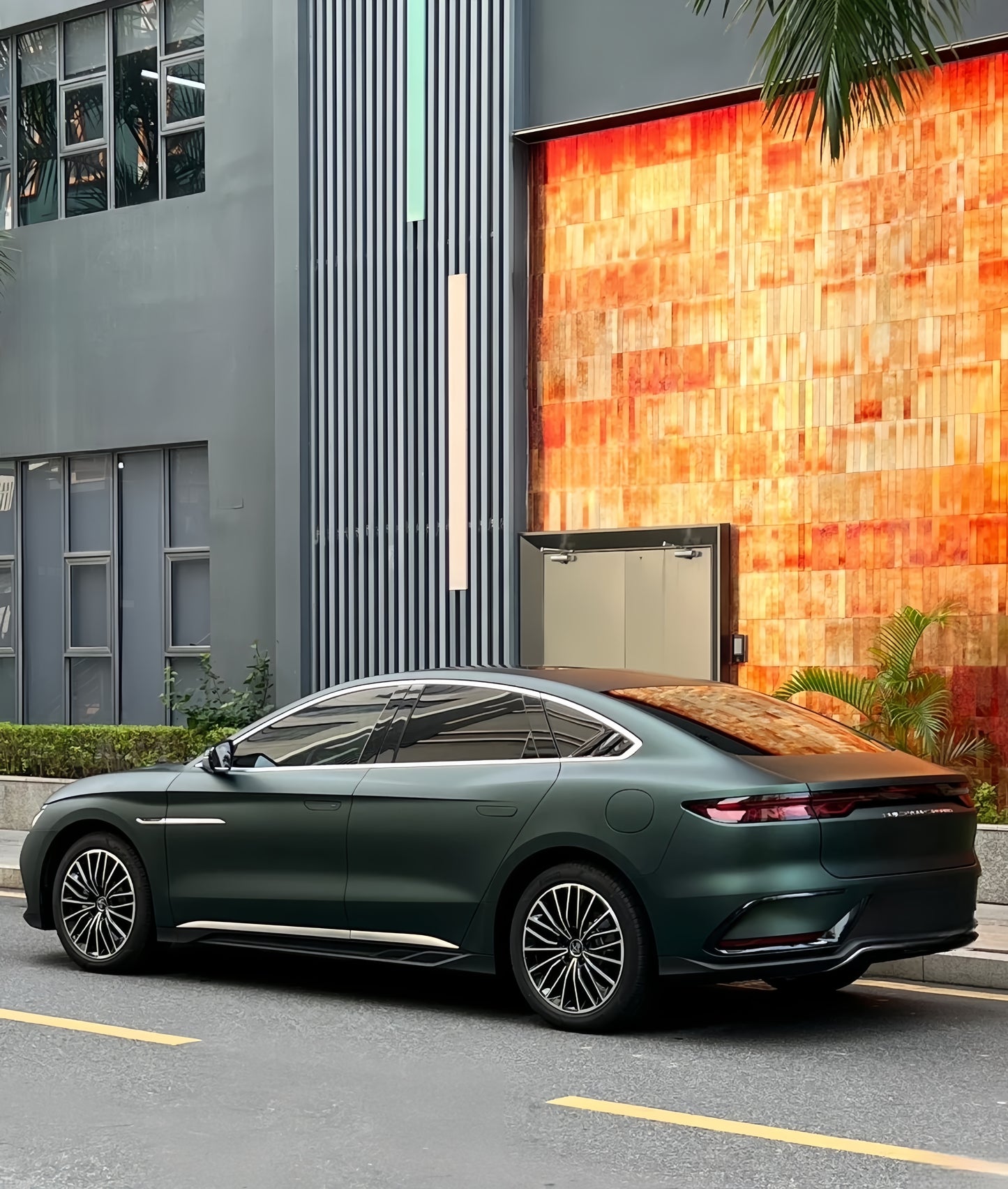 Anole Matte Metallic Forest Green Vinyl Car Wrap
