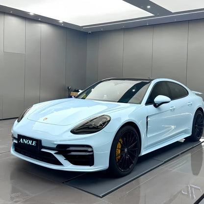 Anole High Glossy Glacier Blue Vinyl Wrap Car