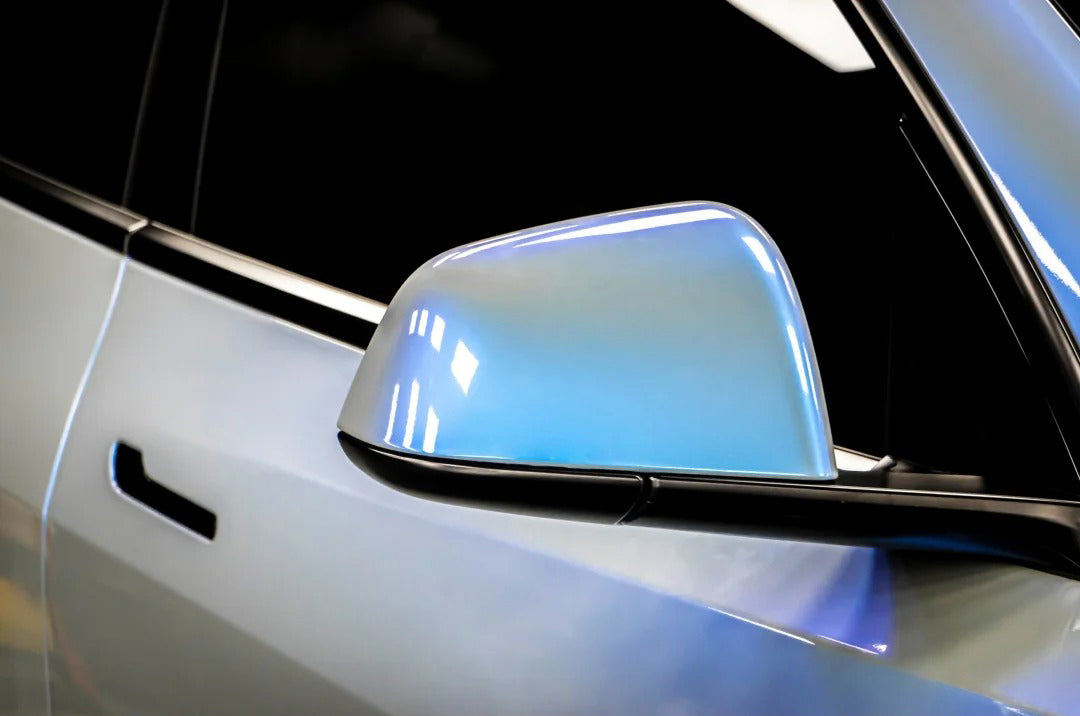 Anole Candy Metallic Dark Gray Blue Car Vinyl Wrap