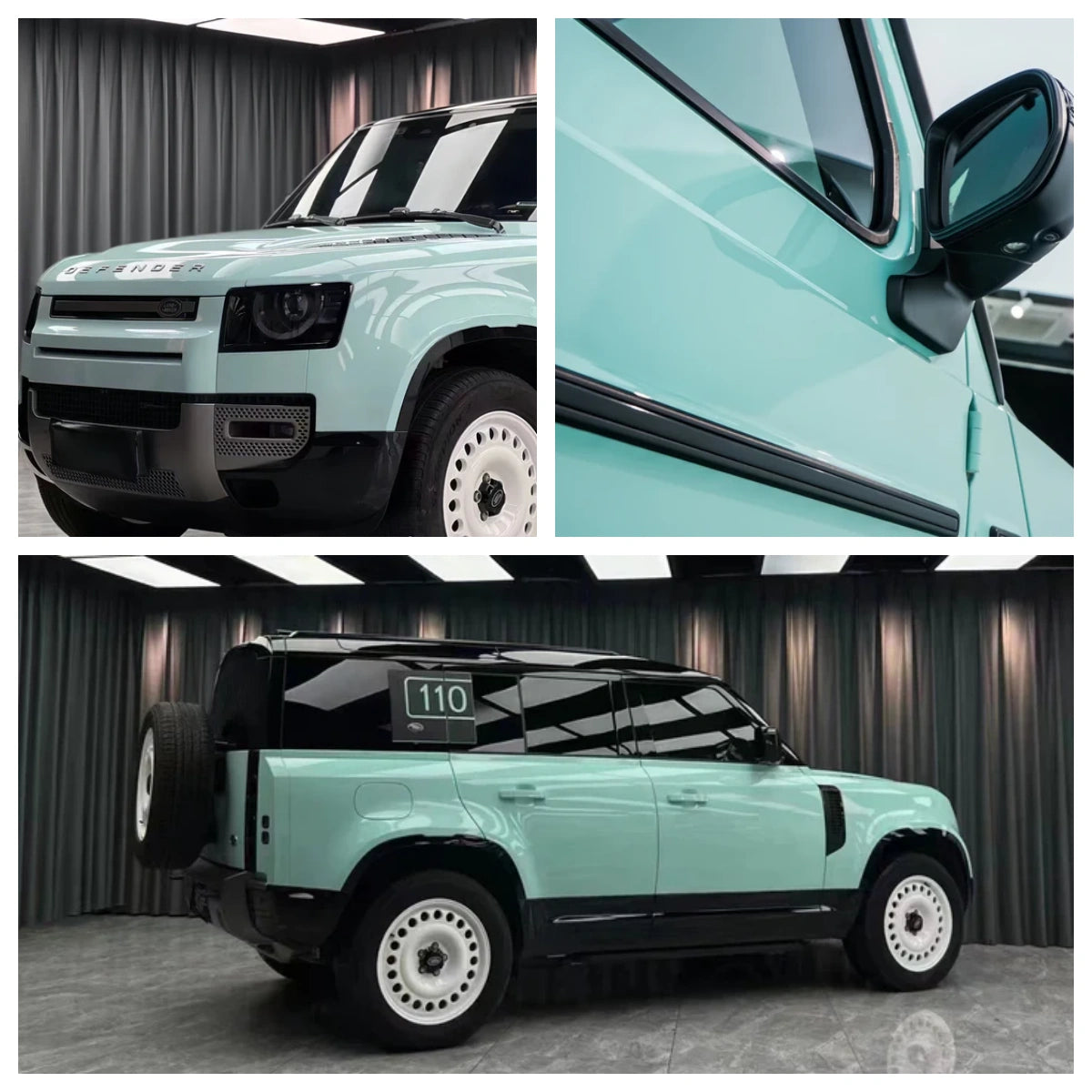 Anole High Glossy Jamaican Aqua Green Car Vinyl Wrap