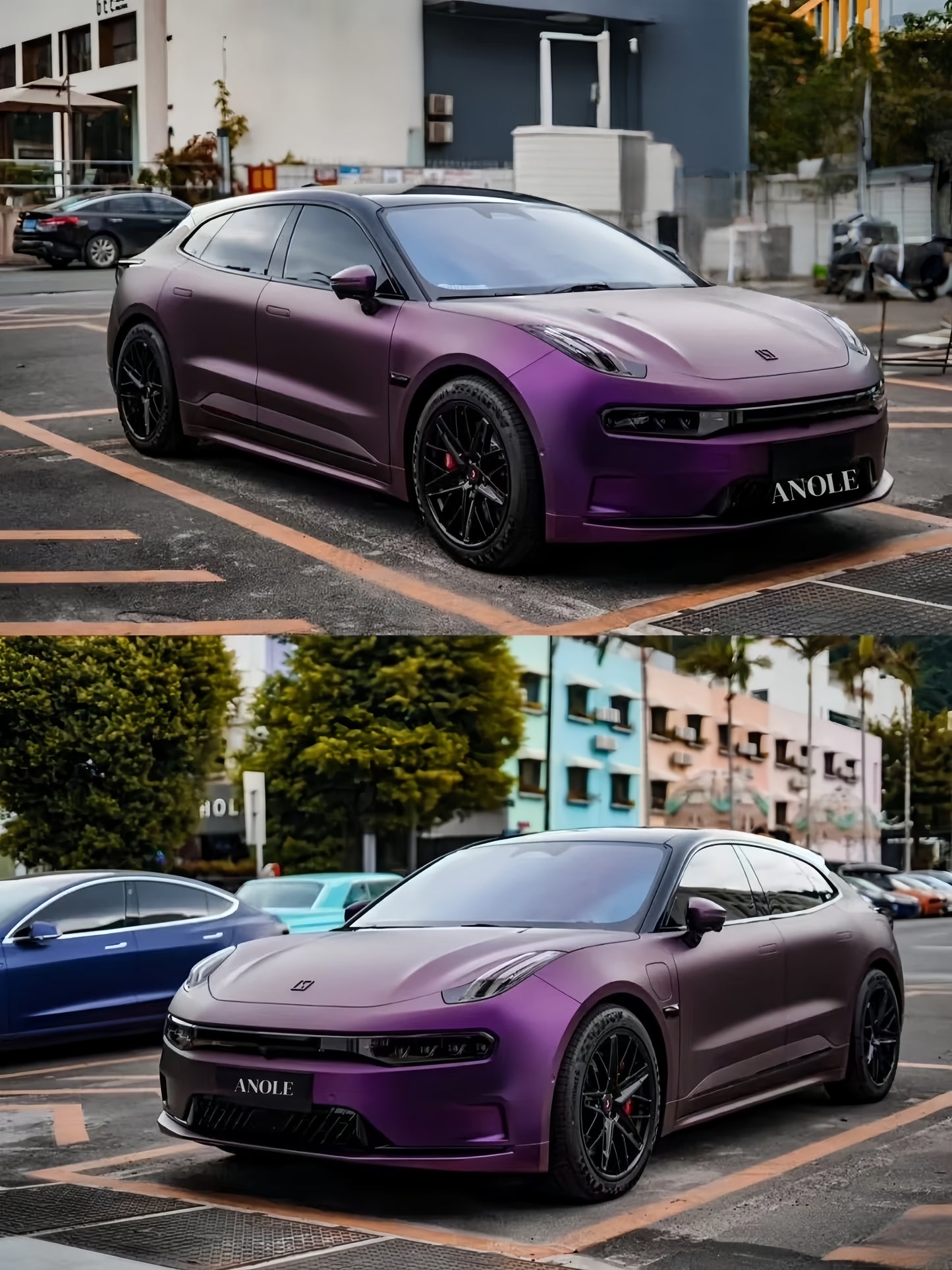 Anole Matte Russian Violet Vinyl Car Wrap