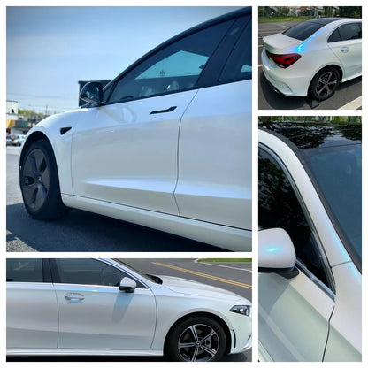 Anole High Glossy White to Blue Car Wrap Vinyl