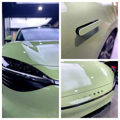 Anole High Glossy Light Khaki Green Vinyl Car Wrap