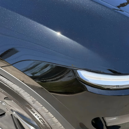 Anole Glossy Metallic Shimmer Black Car Vinyl Wrap