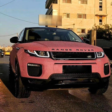 Anole Self-Healing Matte Diamond Super Glitter Red Car Vinyl Wrap Matte Red Vinyl for Cars&Trucks
