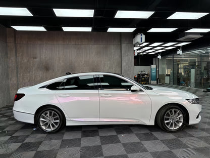 Anole Glossy White Red Vinyl Car Wrap
