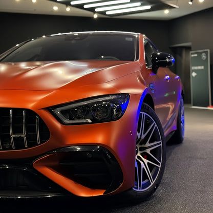 Anole Satin Ceramics Romanee Cosmic Orange iPhone Vinyl Car Wrap