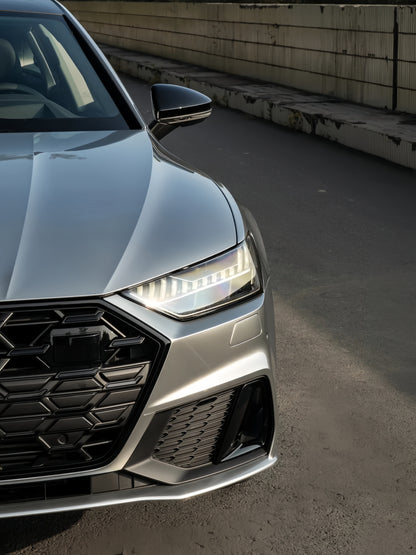 Anole Glossy Metallic Florett Silver Car Vinyl Wrap
