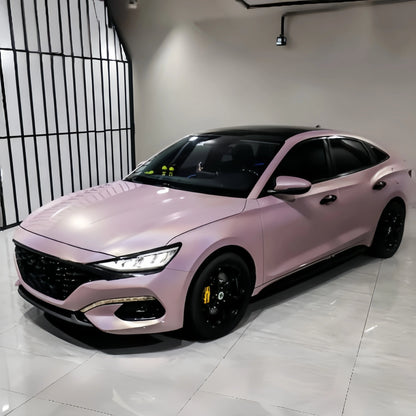 Anole Glossy Iridescent Rouge Pink Laser Car Vinyl Wrap