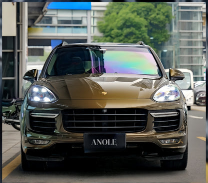 Anole Glossy Metallic Midnight Gold Car Vinyl Wrap