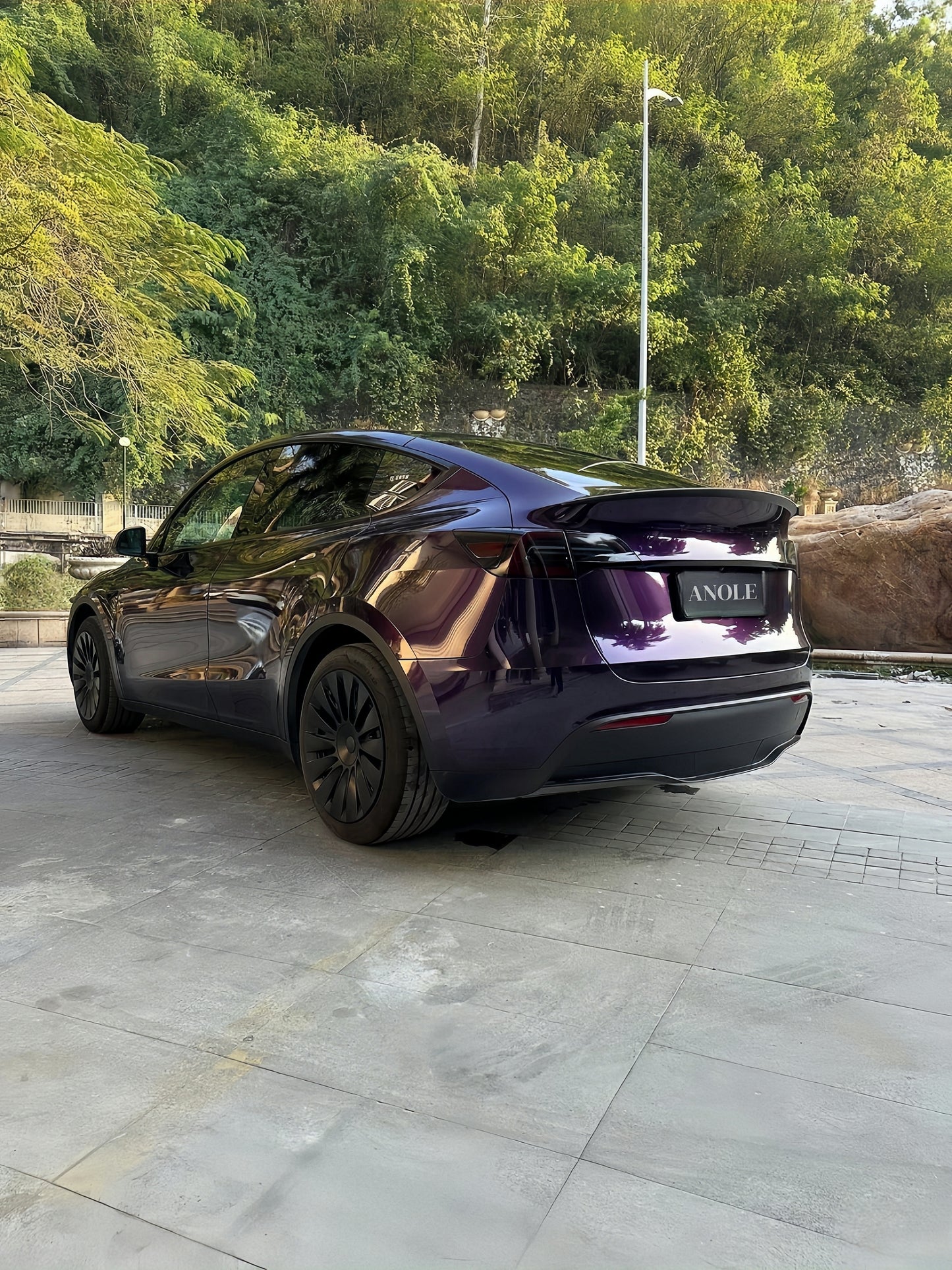 Anole Gloss Plus Midnight Purple Car Vinyl Wrap