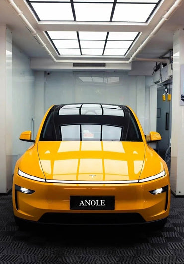 Anole Glossy Metallic Bright Yellow Bumblebee Car Vinyl Wrap
