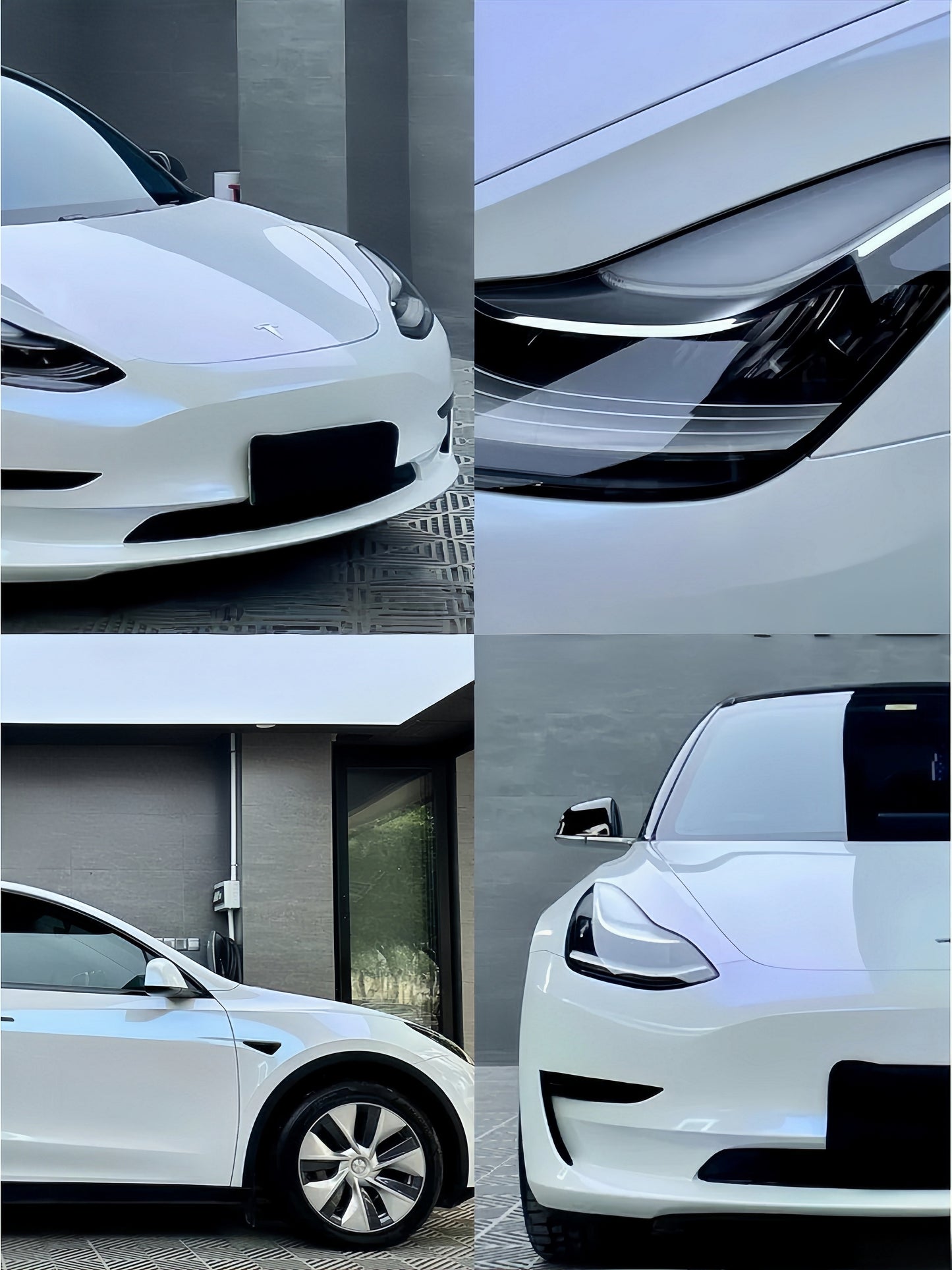 Anole High Glossy White to Blue Car Wrap Vinyl