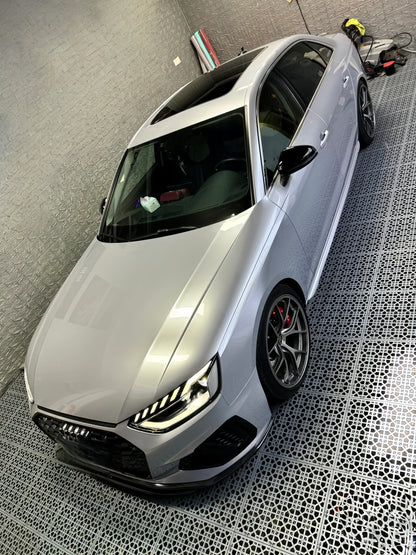 Anole Glossy Metallic Florett Silver Car Vinyl Wrap
