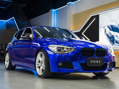 Anole Glossy Metallic Pearl Blue Car Vinyl Wrap