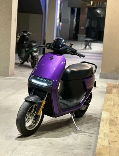 Anole Glossy Metallic Grape Purple Car Vinyl Wrap