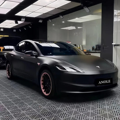 Anole Matte Satin Black Vinyl Wrap