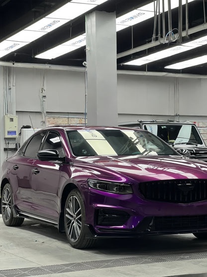 Anole Glossy Metallic Grape Purple Car Vinyl Wrap